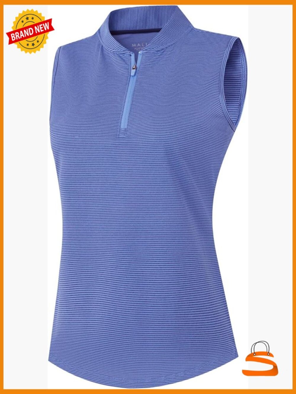 Women's Sleeveless Golf Tank Top Quarter Zip Quick Dry Lightweight Vest